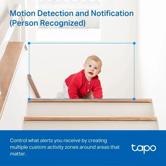 TP-LINK TP-Link Tapo TC71 3MP 2K QHD Pan/Tilt Home Security Wi-Fi Camera 360º Horizontal and 114º vertical range 2K Resolution Full HD Pan/Tilt Home Security Wi-Fi Smart | Camera 2-Way Audio Night Vision | Motion Detection | Sound And Light Alarm | Indoor CCTV (WHITE)