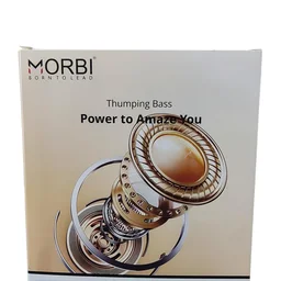 MORBI Morbi Wonder-X Wireless Neck Hanging Earphones Headset | Dolby Sound | 45 Hrs Music Time (BLACK)