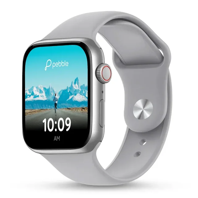 Pebble Active+ BT Calling Smart Watch 1.96 True HD Smart Watch (GREY)