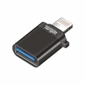 Target OTG-120 Lightning OTG Adapter Compatiable For Iphone, IPAD (BLACK)
