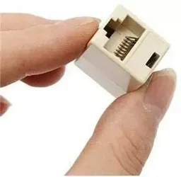 VEV RJ45 LAN Ethernet CAT5 CAT6 Cable Connector Jointer Coupler - 5 Pcs
