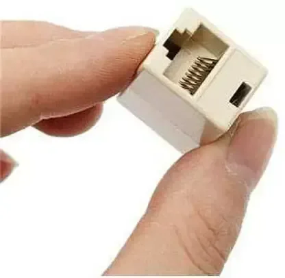 VEV RJ45 LAN Ethernet CAT5 CAT6 Cable Connector Jointer Coupler - 5 Pcs