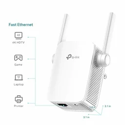 TP-Link | AC1200 WiFi Range Extender | Up to 1200Mbps Speed | Dual Band Wireless Extender, Repeater, Signal Booster, Access Point| Easy Set-Up | Extends Internet Wi-Fi (RE855) - White