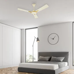 Crompton Aura Deco 1200 mm (48 inch) High Speed Decorative Ceiling Fan (Ivory)