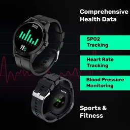 Fire Boltt Fire-Boltt Talk 1.39" Smartwatch Full Touch | Bluetooth Calling (Black) - Black