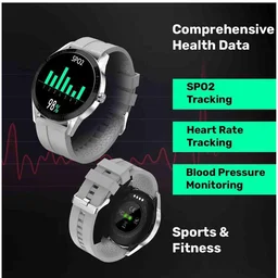 Fire Boltt Fire-Boltt Talk 1.39" Smartwatch Full Touch | Bluetooth Calling (Grey) - Gray