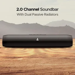 boAt Aavante Bar Groove Bluetooth 2.0 Channel Soundbar with 16 W RMS Output, Multiple Connectivity Modes, Up to 6 hrs Playtime, Bluetooth v5.0 & USB Type-C Port (Black)