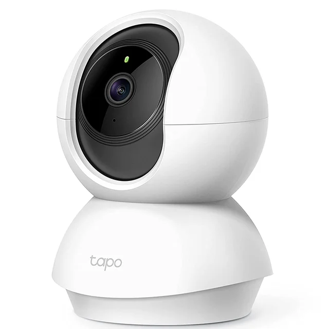 TP-LINK TP-Link Tapo TC70 Pan/Tilt Home Security Camera, Indoor CCTV, 360° Rotational Views, Works with Alexa & Google Home, No Hub Required, 1080p, 2-Way Audio, Night Vision, SD Storage, Device Sharing