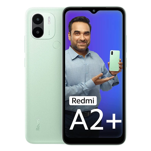 Redmi A2+ | 4GB RAM | 128GB Storage | Upto 7GB RAM | Octa Core Processor | Fingerprint Sensor (Sea Green)