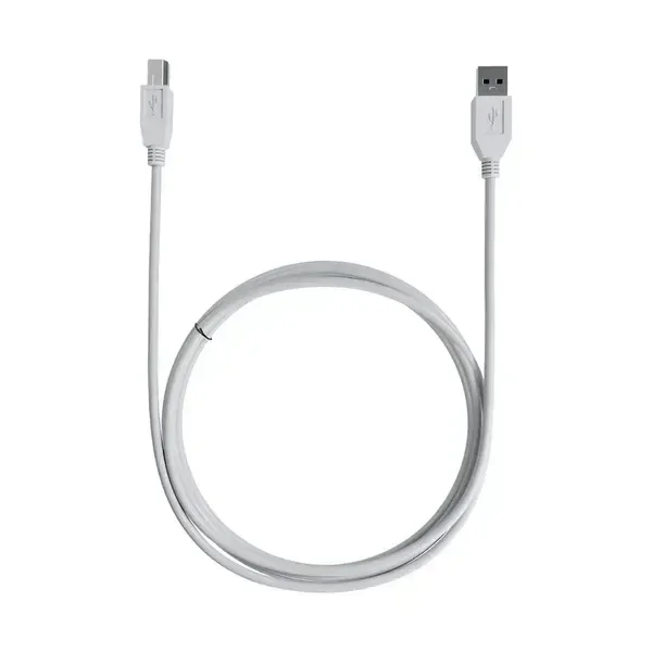 LAPCARE Lapcare Printer USB Cable 3 Meter | High-Speed Data Transfer | WIDE COMPATIBILITY | Durable Build | Easy to use | High Quality Technology (WHITE) - 3 Meter