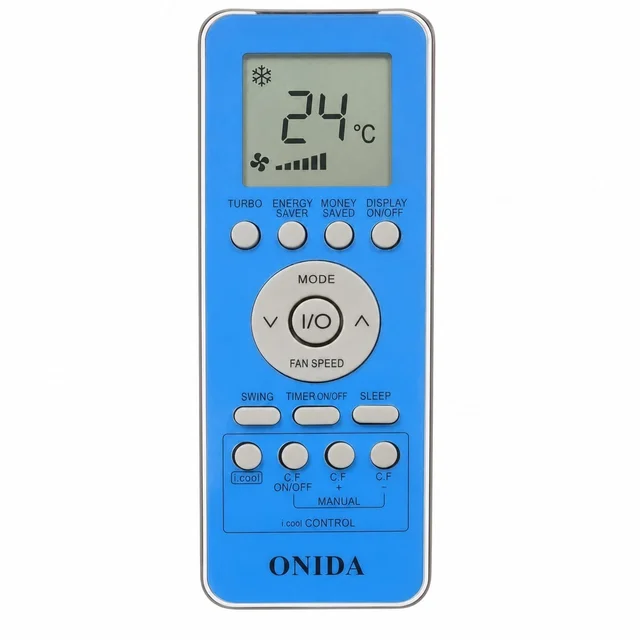 VEV Onida AC Remote Compatible for AC-111 Onida Split Window AC Remote (Blue)