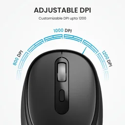 PORTRONICS Portronics Key7 Wireless Keyboard & Mouse Combo | 2.4GHz USB Receiver | 10m Wireless Range | 12 Shortcut Keys | 1600 DPI Adjustable Mouse | Copilot AI Support | Plug & Play for Laptop & PC (Black)