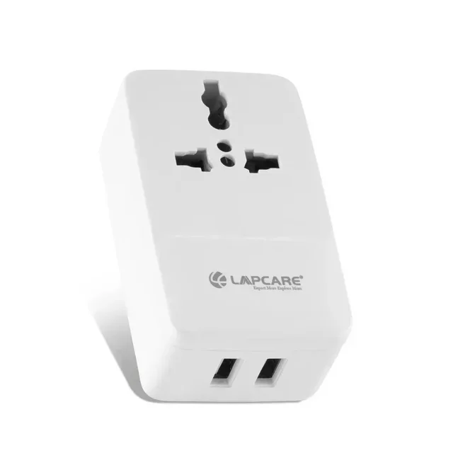 LAPCARE Lapcare (LAPEX-012) Multi-Port Fast Travel Charger (White)
