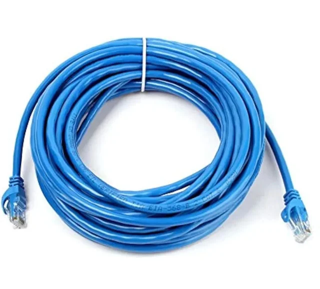 VEV itick UTP Cat.6 Ethernet Cable 10M High Speed LAN Cable | RJ45 Network Cable Wires For Router, PC, Smart TV, Laptop (BLUE) - 10M