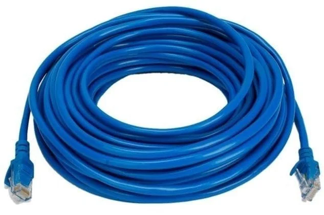 VEV itick UTP Cat.6 Ethernet Cable 15M High Speed LAN Cable | RJ45 Network Cable Wires For Router, PC, Smart TV, Laptop (BLUE) - 15M