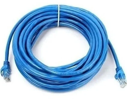 VEV itick UTP Cat.6 Ethernet Cable 20M High Speed LAN Cable | RJ45 Network Cable Wires For Router, PC, Smart TV, Laptop (BLUE) - 20M