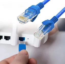 VEV itick UTP Cat.6 Ethernet Cable 25M High Speed LAN Cable | RJ45 Network Cable Wires For Router, PC, Smart TV, Laptop (BLUE) - 25M
