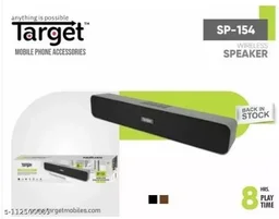 Target SP-154 Wireless Portable Bluetooth Speaker with USB/Micro SD Card/FM/AUX (Black)