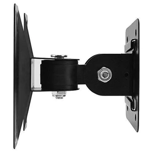 Maxicom M-37 Tv Stand Wall Mount Stand for 14" to 25", 180 Degree Rotation LED Bracket Power Revolving TV Stand (Black)