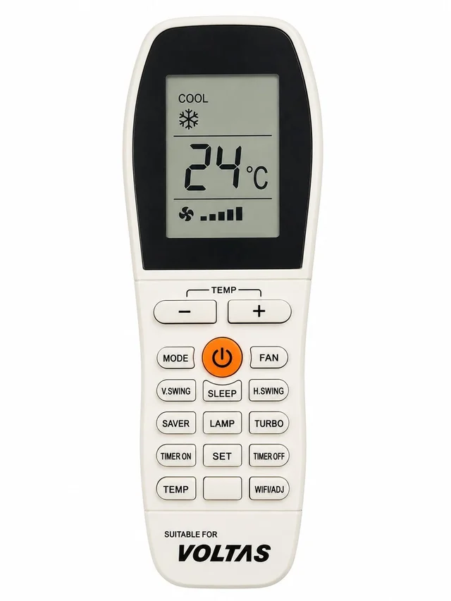 VEV Voltas Split AC Remote Control Compatible For Voltas AC