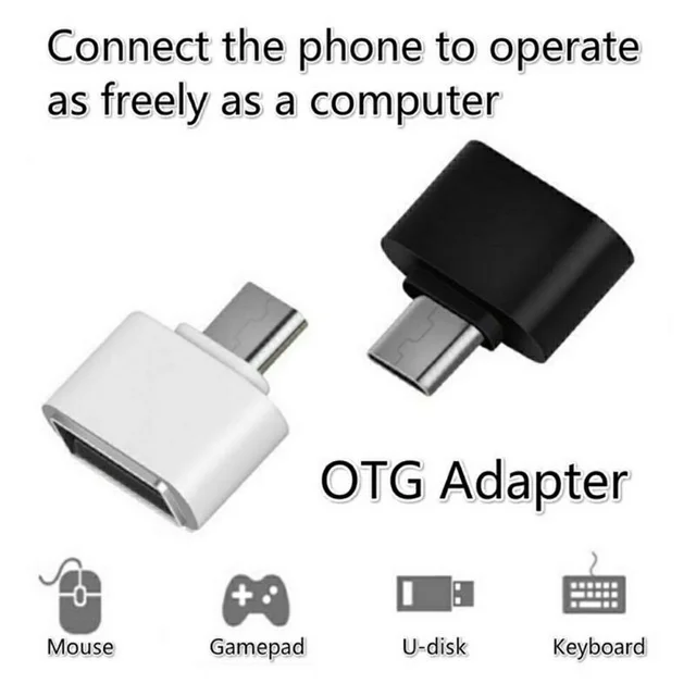 RD Micro USB OTG (PC-50) Adapter Flash Driver For Smart Phone & Tablets (Black)