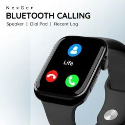 PEBBLE Pebble Active+ BT Calling Smart Watch 1.96 True HD Smart Watch (BLUE) - BLUE