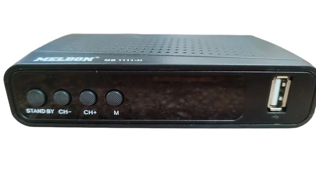 MELBON MB 1111-HD Digital HD Set Top Box Free Dish Unlimited Entertainment | Free to Air | Full HD 1080P | HDMI Connectivity | 5000 Channels | (Black)     