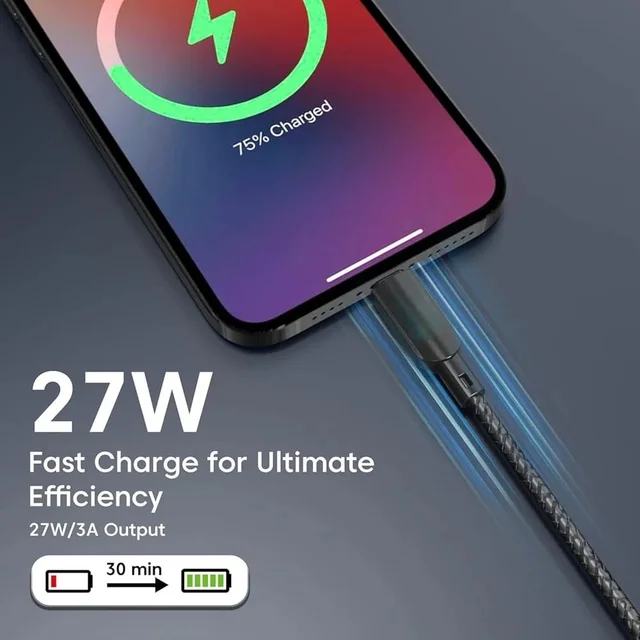 Target C-88 Super Fast Charging & Sync Data Type-C To Lighting 27W PD Fast Charging 1 Meter Cable