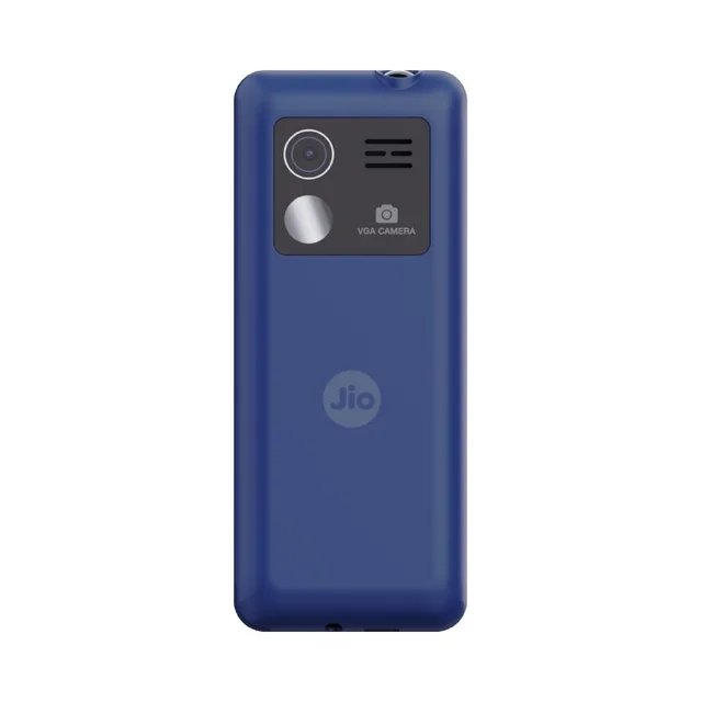 Jio Bharat V2 (4G) Phone with Jio Cinema, Jio Saavn, Pay (UPI), Long Lasting Battery, LED Torch, Digital Camera | Blue | Locked for Jio Network (Blue)