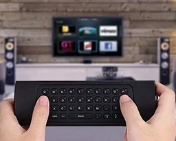 VEV Smart Universal TV Remote Air Mouse, Wireless Keyboard Fly Mouse 2.4GHz Connection IR Learning Keyboard Mouse for Android TV Box/PC/Smart TV/Projector/HTPC/All-in-one PC/TV