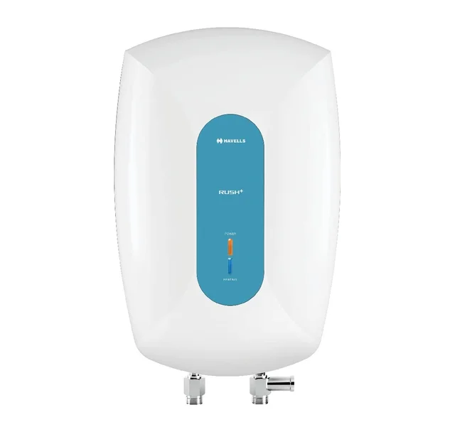 Havells HAVELLS RUSH+ | 3 Litre Instant Water Geyser (White & Blue)