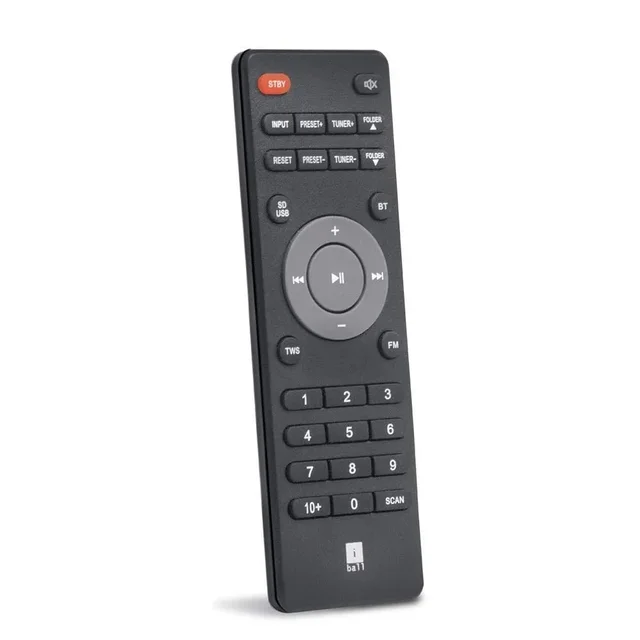 VEV i-Ball Karaoke Booster Tower Speaker Remote Compatible With i-Ball Karaoke Booster Tower Speaker (BLACK)