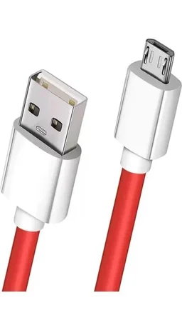 MORBI Morbi (U-10) Fast Micro USB Cable 65W Super Durable Data Cable Super Vooc Support | Quick Charge Cable Speed | Strong High Speed Cable (RED)