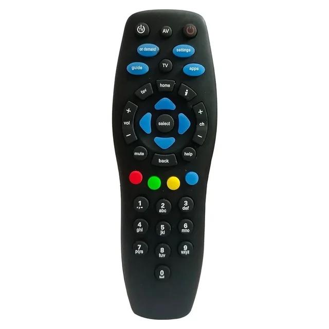 VEV Tata Sky Remote Control Compatible for Tata Sky/Tata Play Set Top Box SD/HD (Black)