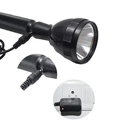 JY SUPER JY-8990 Rechargeable High Power Torch Flashlight for Outdoor and Everyday Purpose (Black)