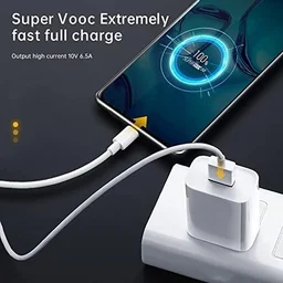 VEV Realme Data Cable Fast Charging | Type-C | 90W Output | Super Charger (White)