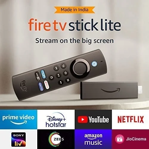 AMAZON Amazon Fire TV Stick Lite with All-New Alexa Voice Remote Lite (2ND GEN) | Streaming Media Player (BLACK)