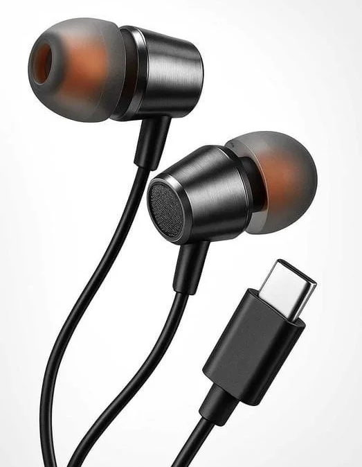 VNV Sonic-01 Magnetic Type-C Earphone | 10Mm Bass Drivers | Inline Control | Comfort Fit Earphone Wired Headphones With Mic Stereo Earphone (BLACK)