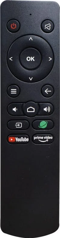 VEV Panasonic Remote Control Compatible With Panasonic Smart TV Remote With Hot Keys YouTube, Prime Video Function (BLACK)