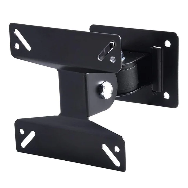 Maxicom M-37 Tv Stand Wall Mount Stand for 14" to 25", 180 Degree Rotation LED Bracket Power Revolving TV Stand (Black)