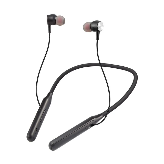 Morbi Wonder-7 Neck Hanging Earphones 65 Hrs Music Time (Black)