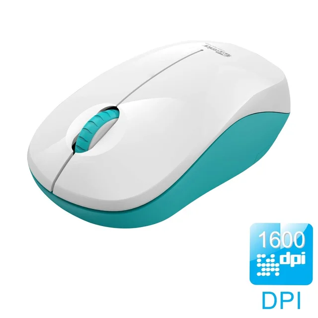 Portronics Toad 12 POR-986 Wireless 2.4G Optical Mouse with Ergonomic Design, USB Receiver for Notebook, Laptop, Computer, MacBook, Windows, MacOS (Blue)