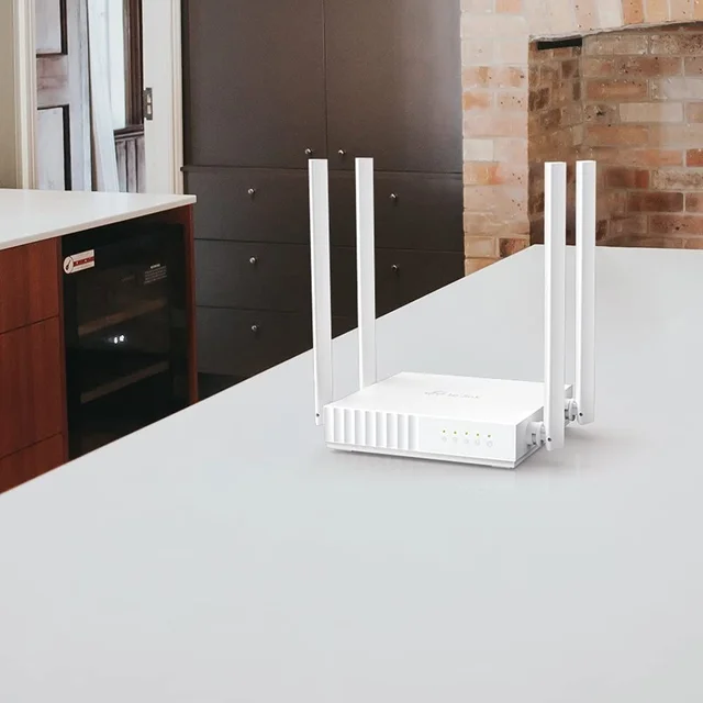 TP-Link Archer C24 AC750 Mbps Dual-Band, WiFi Wireless Router | Multi Mode | 4 Antennas | Ipv6 Supported | Parental Controls | Guest Network | Smooth HD Streaming (WHITE)