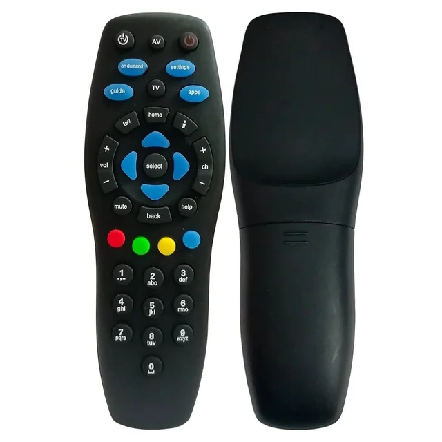 VEV Tata Sky Remote Control Compatible for Tata Sky/Tata Play Set Top Box SD/HD (Black)