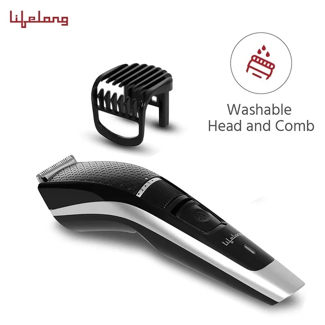 LIFELONG LifeLong (LLPCM19) Beard Trimmer For Men With Quick & Fast Charge 1.5 Hrs | 90 Mins Run-time | Cord & Cordless Use | 20 Length Settings (BLACK)