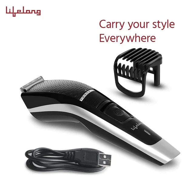 LIFELONG LifeLong (LLPCM19) Beard Trimmer For Men With Quick & Fast Charge 1.5 Hrs | 90 Mins Run-time | Cord & Cordless Use | 20 Length Settings (BLACK)
