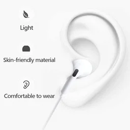 VNV Sonic-02 Type-C Earphone | 10Mm Bass Drivers | Inline Control | Comfort Fit Earphones Wired Headphones With Mic Stereo Earphone (WHITE)