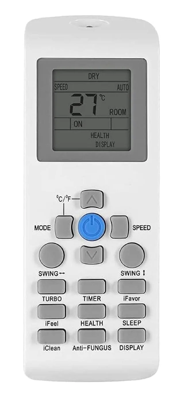 VEV AUX, Onida, VIDEOCON Reconnect Split AC Remote Compatible For AUX, Onida, VIDEOCON Reconnect AC (WHITE)