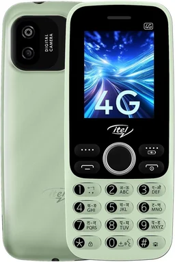 Itel itel Super Guru 4G - With King Media Support as YouTube, YouTube Shorts and UPI Payment Support (Light Green)
