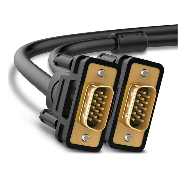 Shreyam SE-028 VGA Cable Male To Male 1.5 Meter (Black)